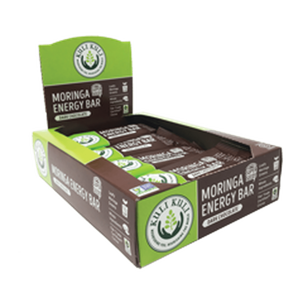 MORINGA ENERGY BAR DARK CHOCOLATE 12 Bars