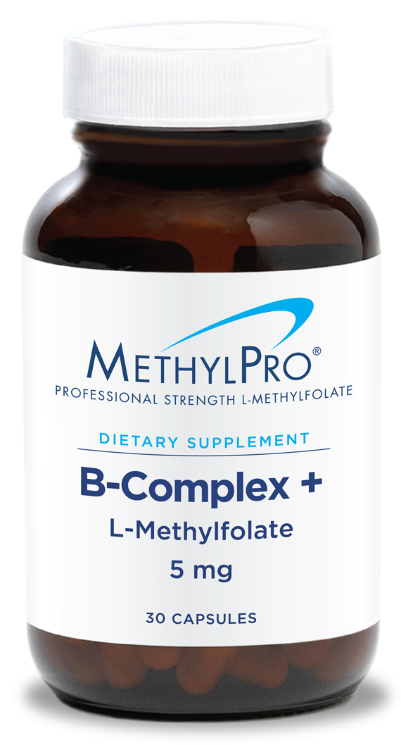 B-Complex + 5 mg L-Methylfolate 30 Capsules