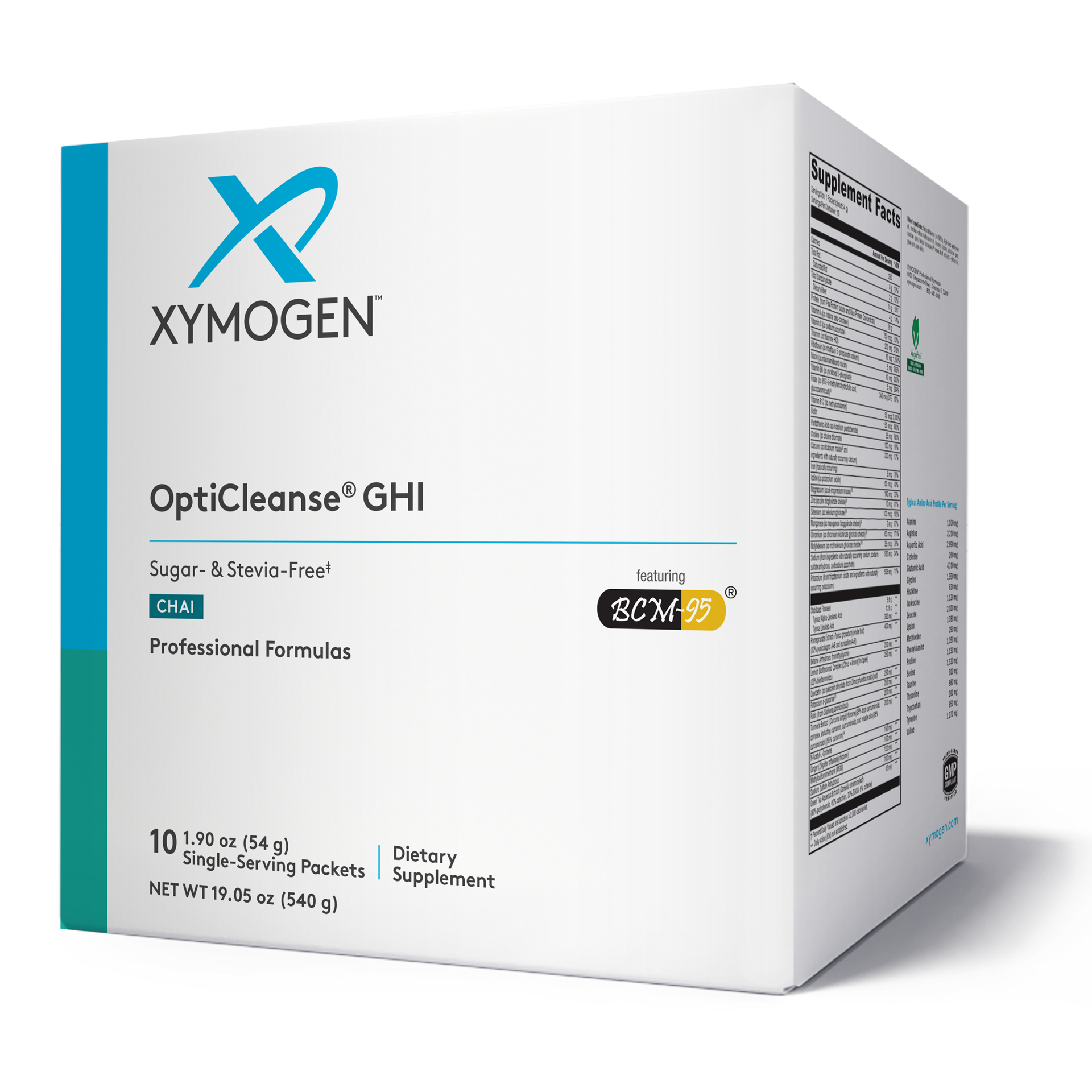 OptiCleanse® GHI Chai Sugar- & Stevia-Free 10 Servings